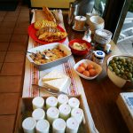 le buffet du petit déjeuner