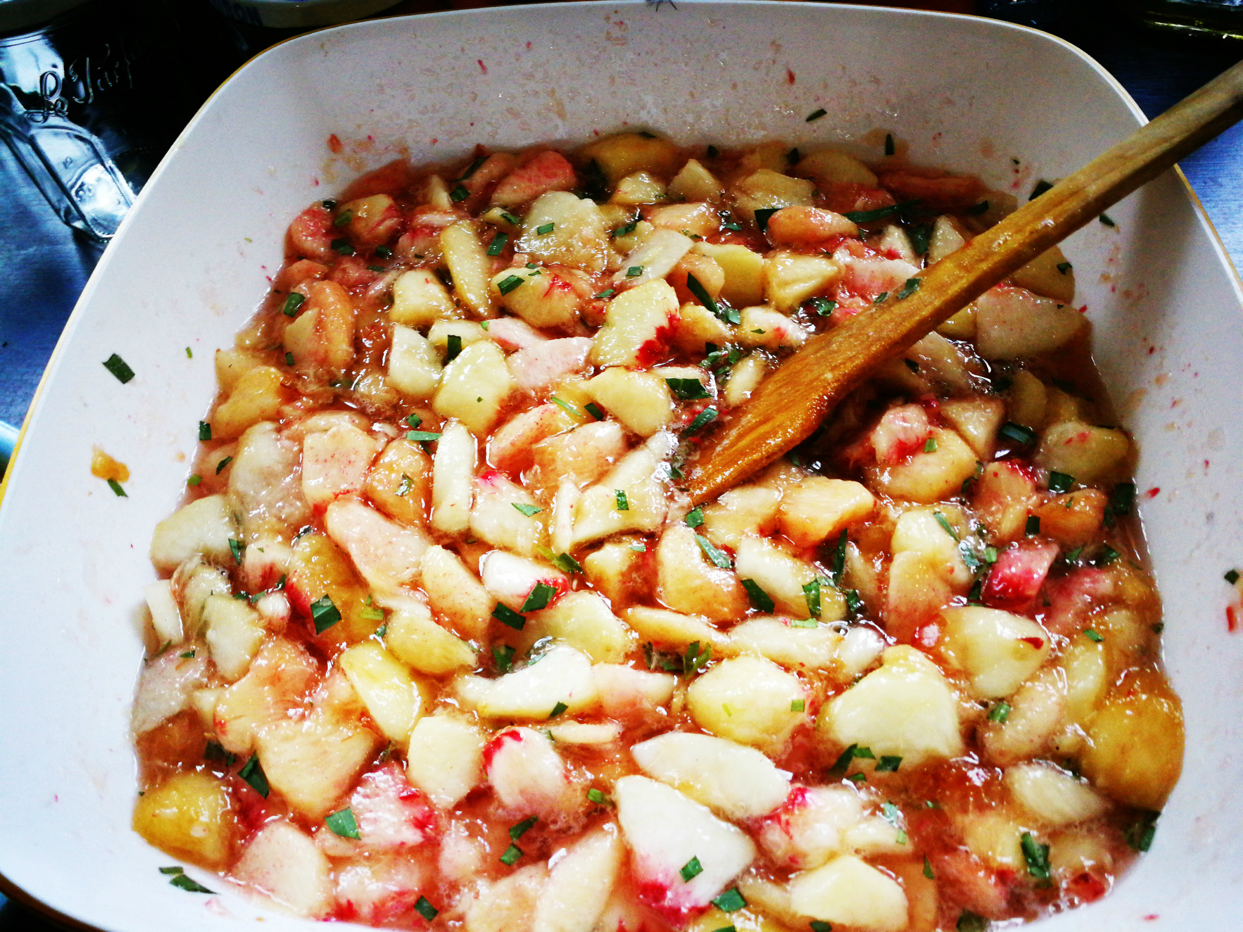confiture nectarines