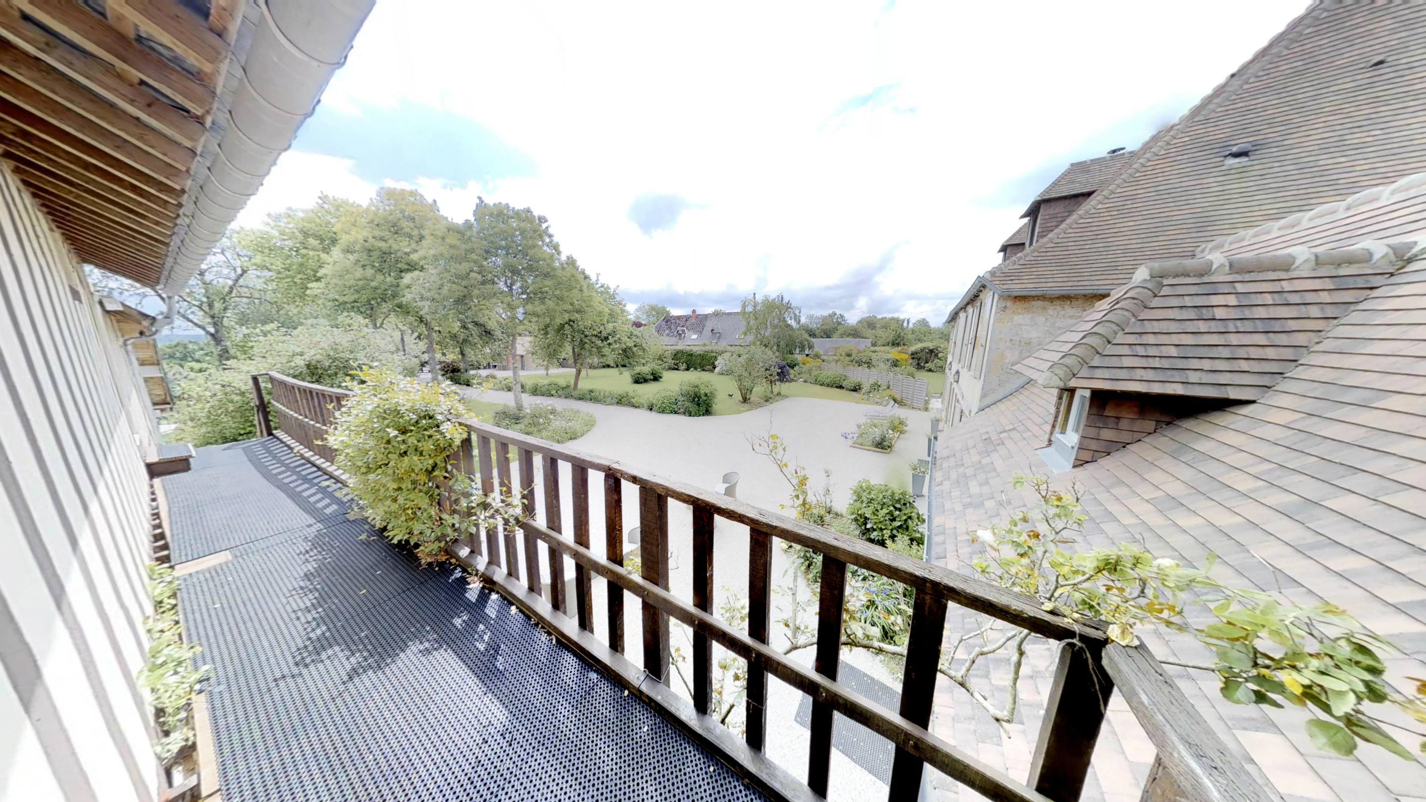vue depuis la porte de la suite honfleur